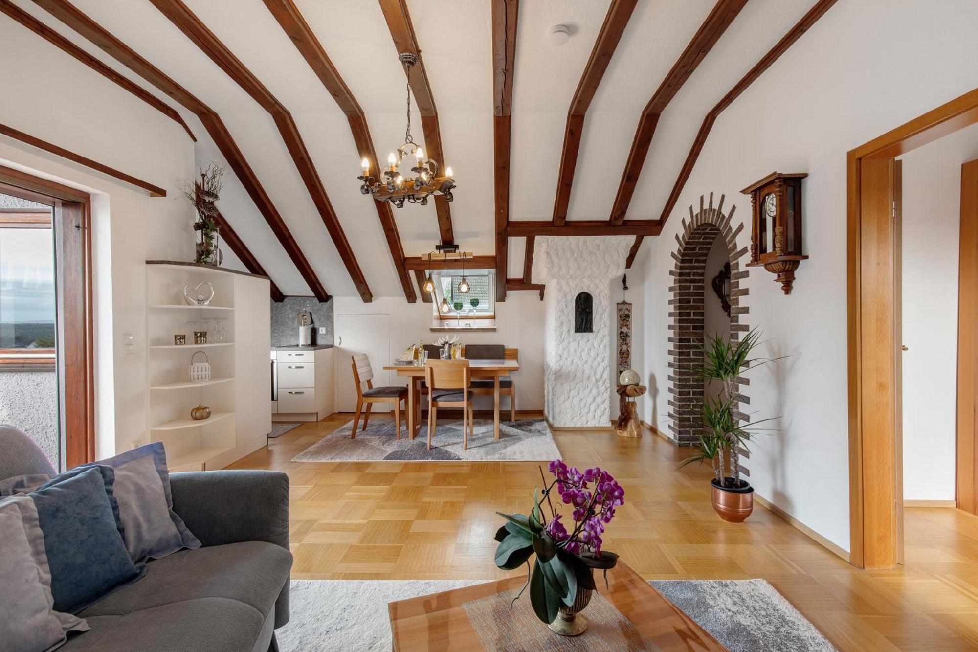 Ferienwohnung Fernsicht Zwiefalten Exteriör bild