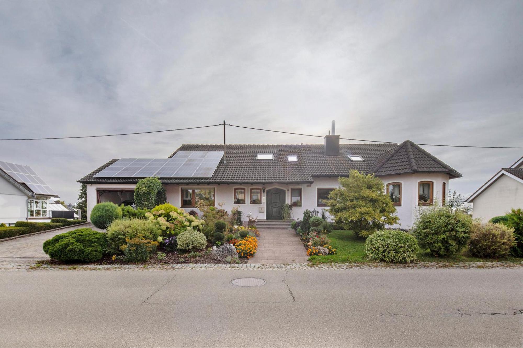 Ferienwohnung Fernsicht Zwiefalten Exteriör bild